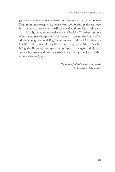 Reading Matthew, Trusting Jesus: Christian Tradition and First-Century Fulfillment within Matthew 24-25