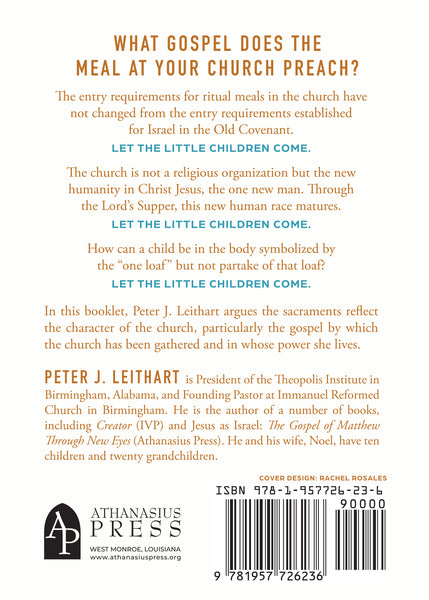 Your Sons and Daughters: Paedocommunion, the Gospel and the Church