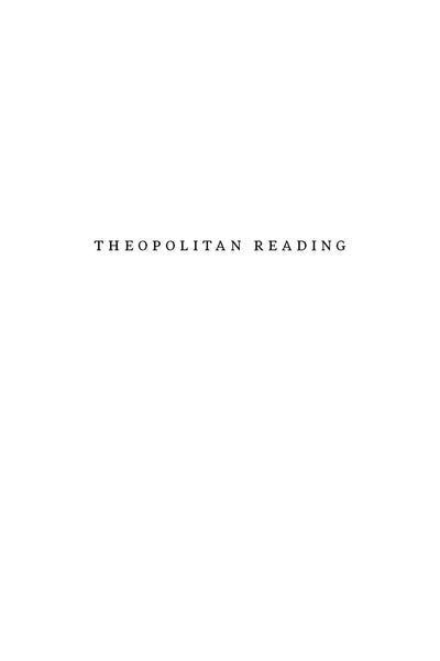 Theopolitan Reading